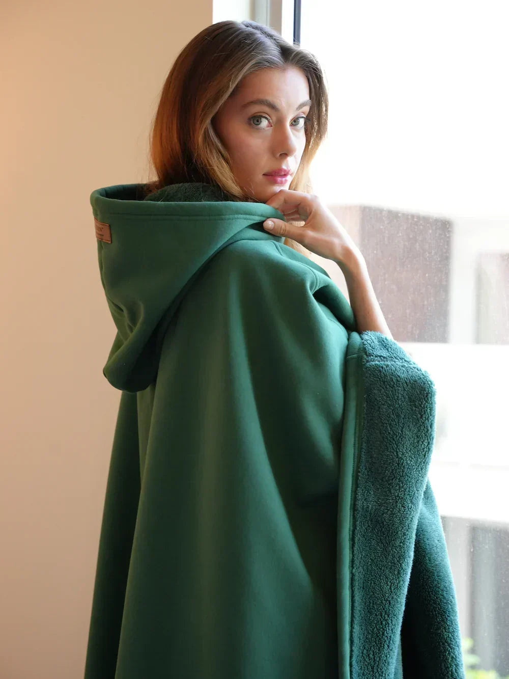 Damska Bluza Oversize z Kapturem - 2