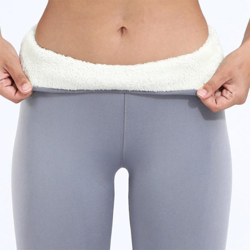 Damskie Legginsy Termiczne Wysoki Stan - 4
