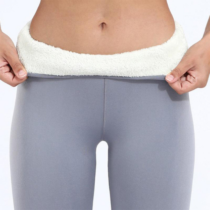 Damskie Legginsy Termiczne Wysoki Stan - 4