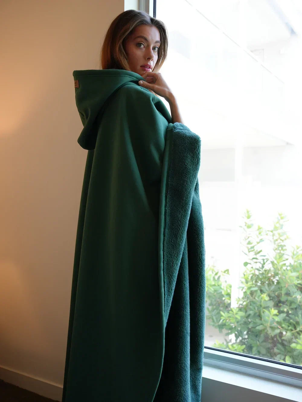 Damska Bluza Oversize z Kapturem - 9