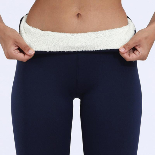 Damskie Legginsy Termiczne Wysoki Stan - 5