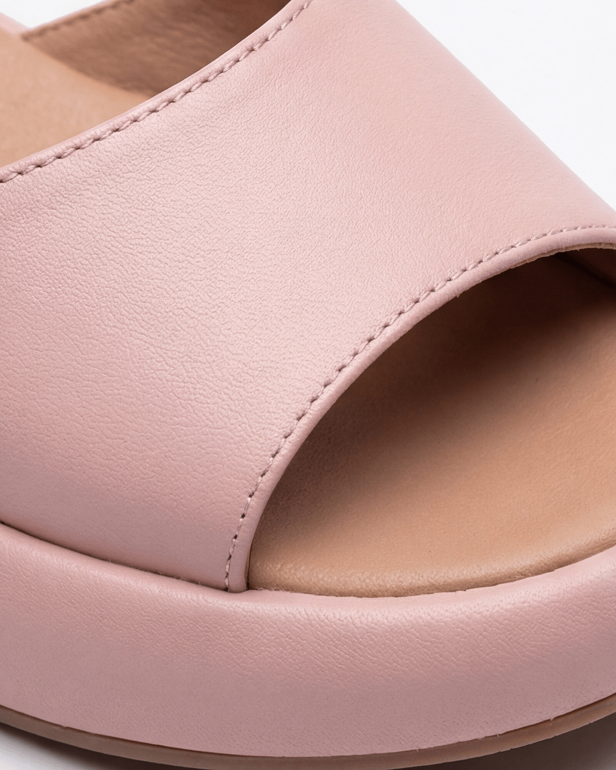 Damskie Sandały Slingback z Odkrytym Noskiem i Platformą - 4