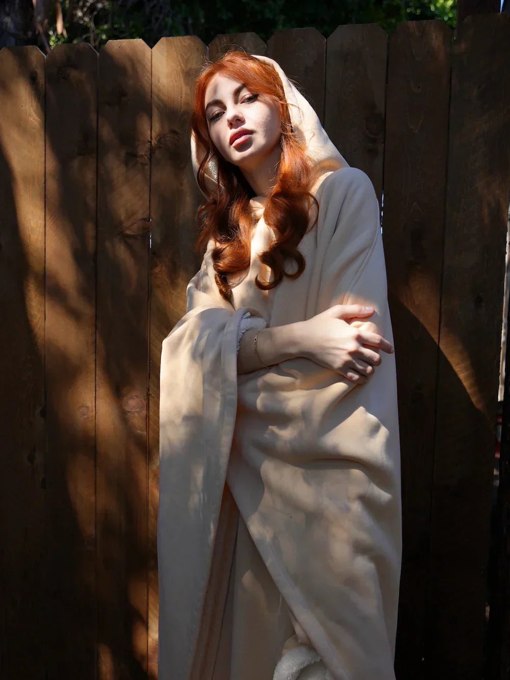 Damska Bluza Oversize z Kapturem - 11