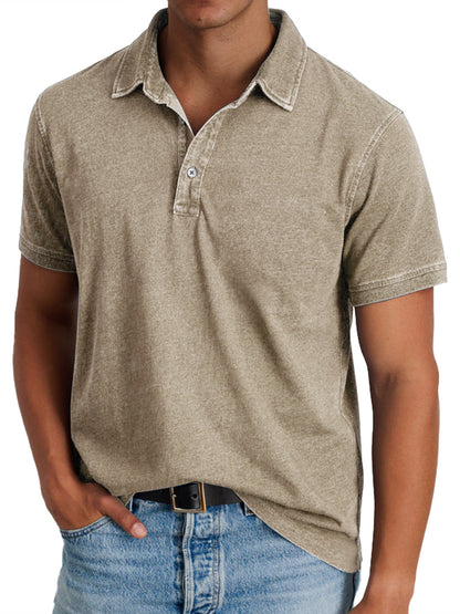 Damska Koszulka Polo z Kołnierzykiem - Khaki