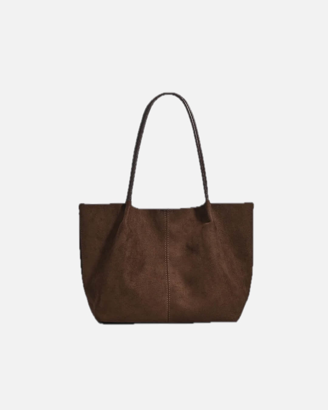 Damska Torba Shopper z Kosmetyczką, Dwuczęściowy Komplet w Stylu Retro - 2