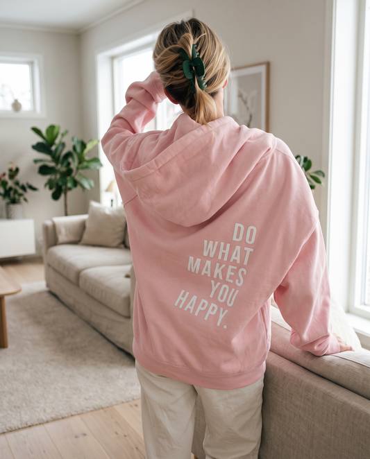 Damska Bluza Oversize z Kapturem i Nadpisem