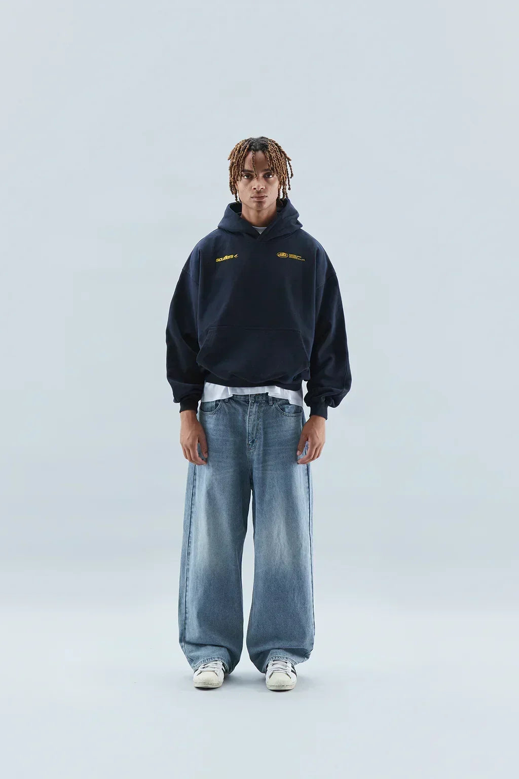 Damska Bluza Oversize z Regulowanym Kapturem - 18