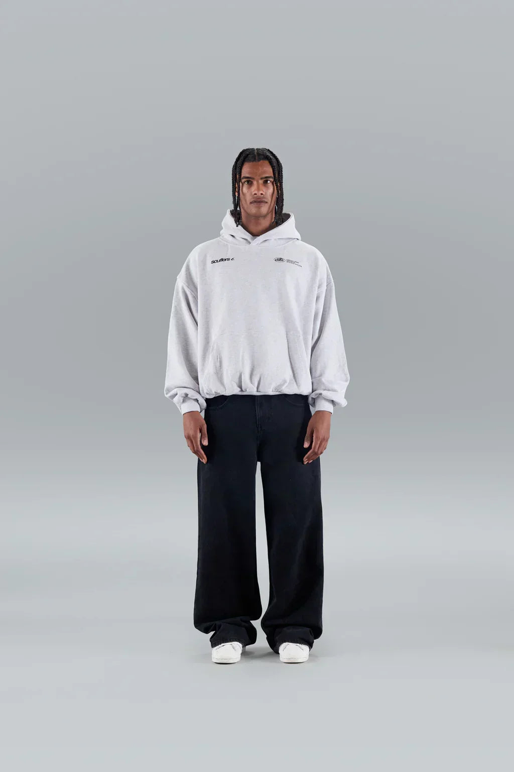 Damska Bluza Oversize z Regulowanym Kapturem - 23