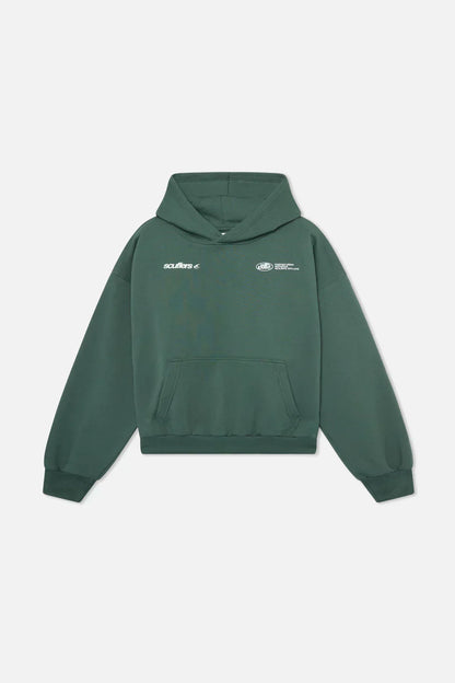 Damska Bluza Oversize z Kapturem i Kieszenią Kangurką - 21