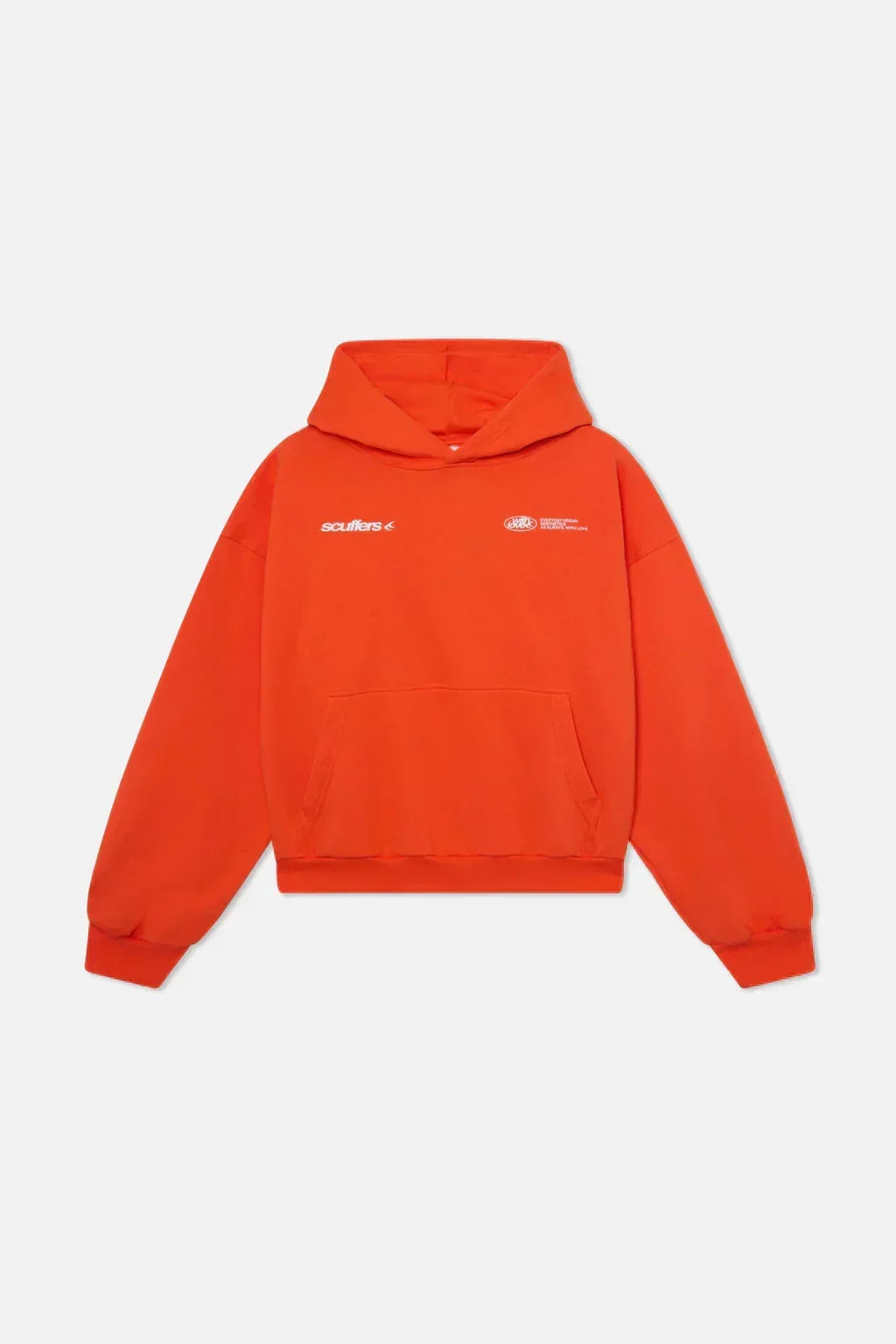 Damska Bluza Oversize z Kapturem i Kieszenią Kangurką - 23