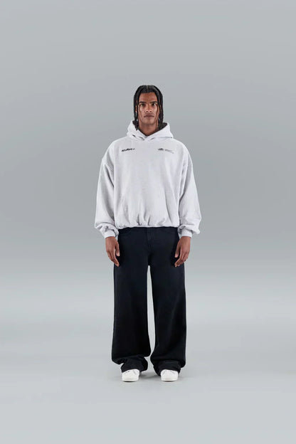 Damska Bluza Oversize z Kapturem i Kieszenią Kangurką - 15