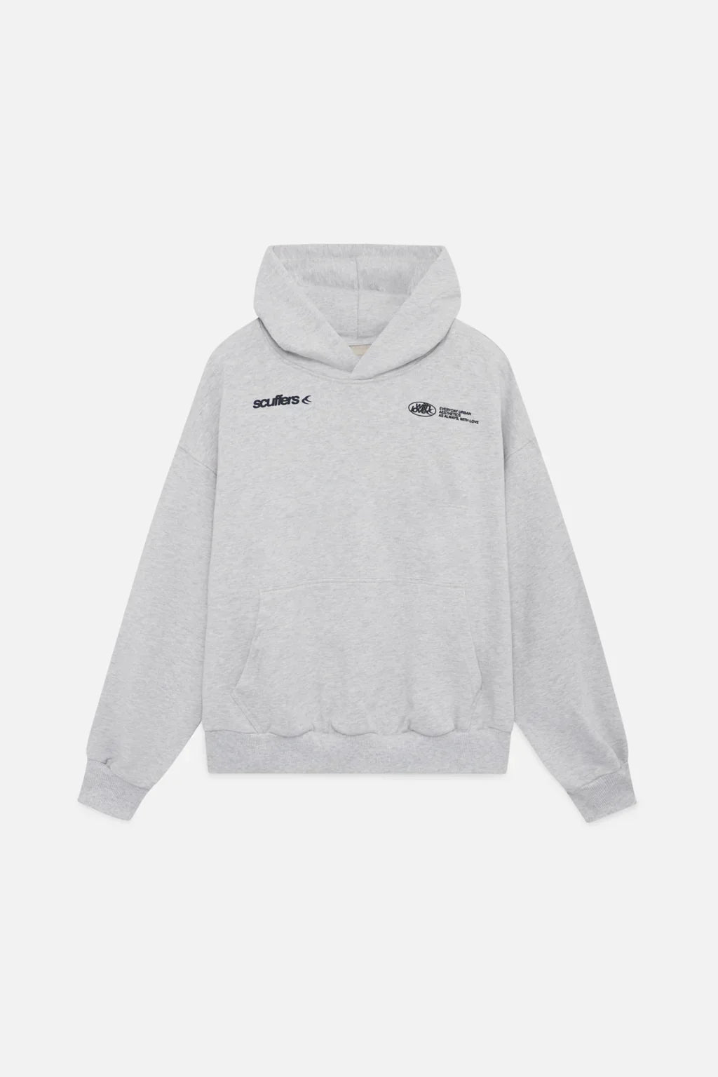 Damska Bluza Oversize z Kapturem i Kieszenią Kangurką - 30