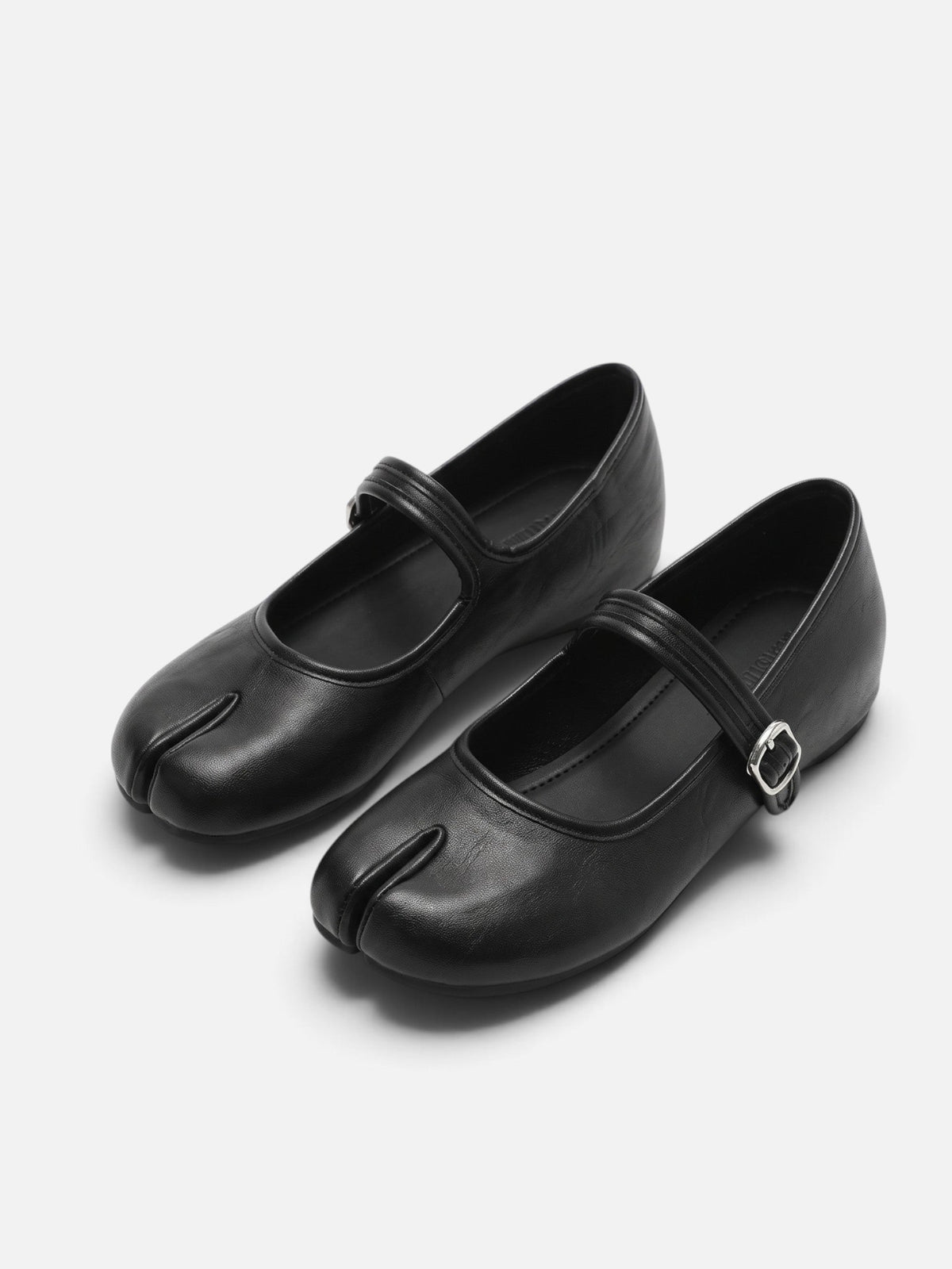Damskie Buty Mary Jane z Paskiem na Klamrę - 2