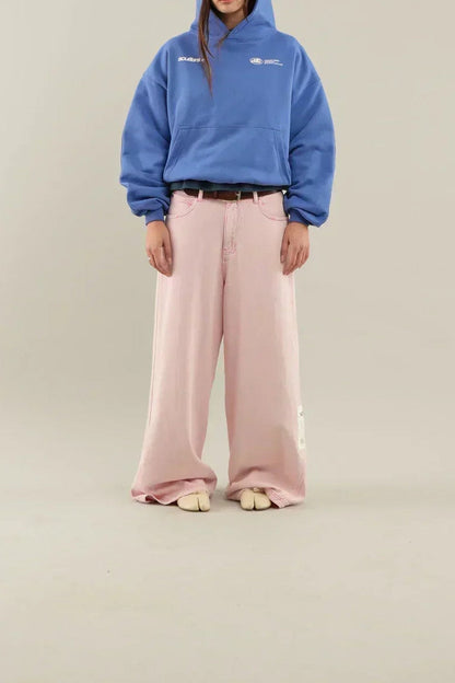 Damska Bluza Oversize z Regulowanym Kapturem
