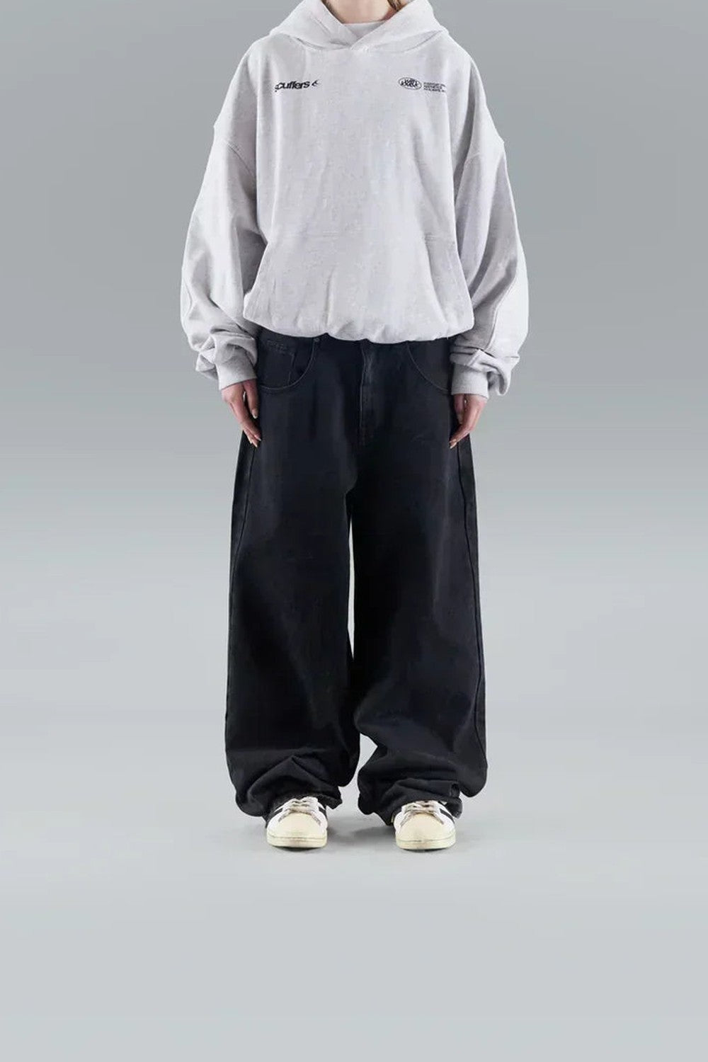 Damska Bluza Oversize z Regulowanym Kapturem