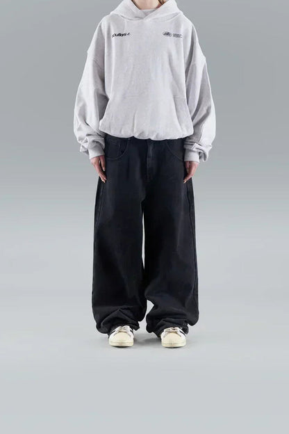 Damska Bluza Oversize z Regulowanym Kapturem